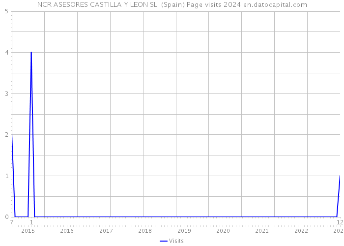 NCR ASESORES CASTILLA Y LEON SL. (Spain) Page visits 2024 