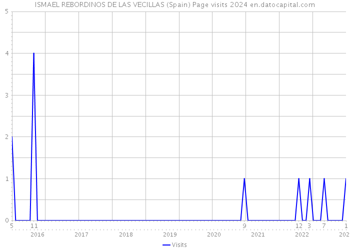 ISMAEL REBORDINOS DE LAS VECILLAS (Spain) Page visits 2024 