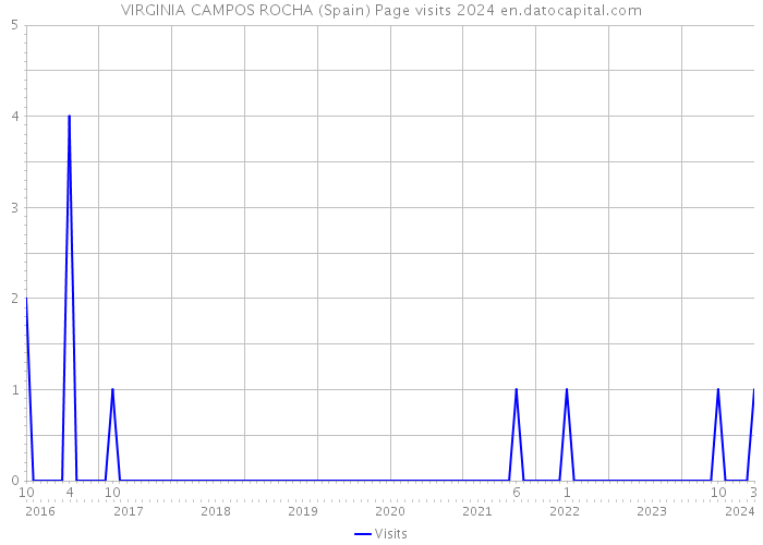 VIRGINIA CAMPOS ROCHA (Spain) Page visits 2024 