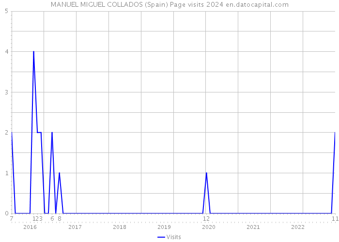 MANUEL MIGUEL COLLADOS (Spain) Page visits 2024 