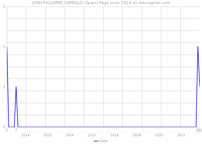 JOAN PALLARES CARRILLO (Spain) Page visits 2024 
