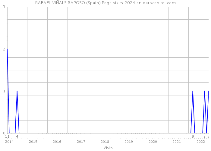 RAFAEL VIÑALS RAPOSO (Spain) Page visits 2024 