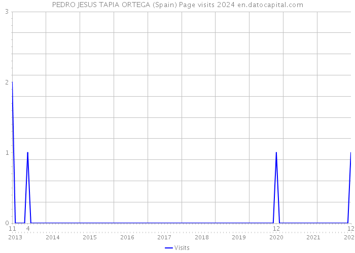 PEDRO JESUS TAPIA ORTEGA (Spain) Page visits 2024 