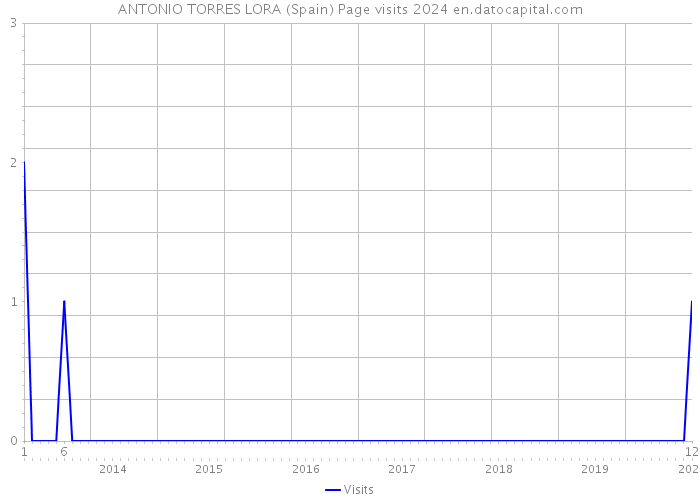 ANTONIO TORRES LORA (Spain) Page visits 2024 