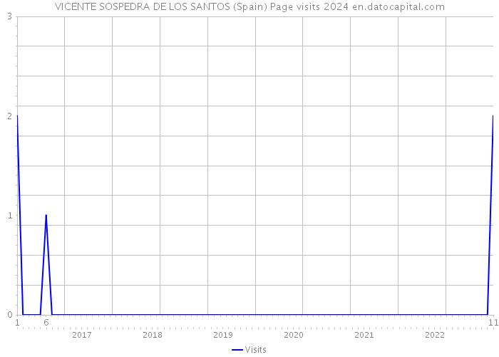 VICENTE SOSPEDRA DE LOS SANTOS (Spain) Page visits 2024 