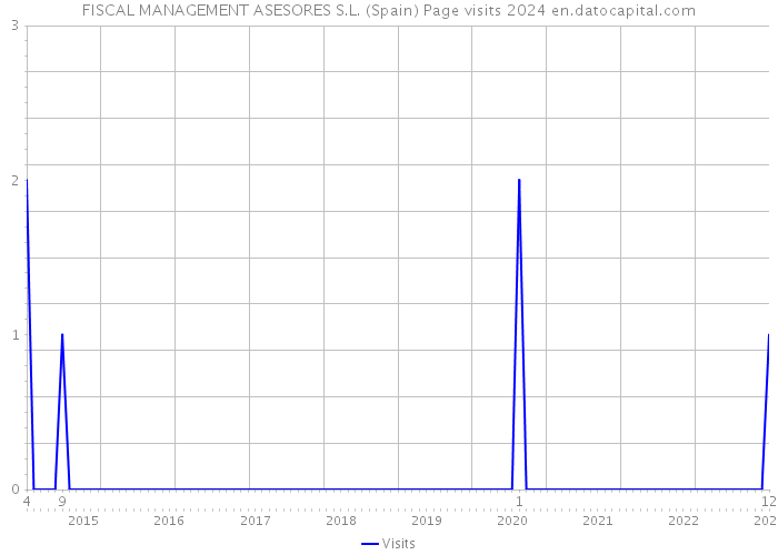 FISCAL MANAGEMENT ASESORES S.L. (Spain) Page visits 2024 