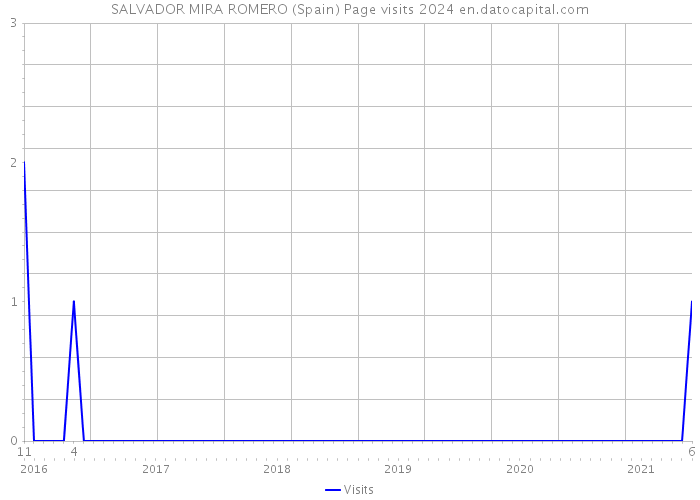 SALVADOR MIRA ROMERO (Spain) Page visits 2024 