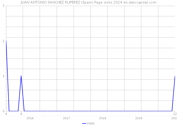 JUAN ANTONIO SANCHEZ RUPEREZ (Spain) Page visits 2024 