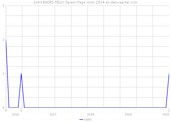 JUAN BADES FELIU (Spain) Page visits 2024 