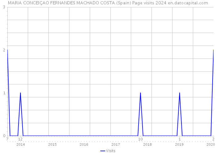 MARIA CONCEIÇAO FERNANDES MACHADO COSTA (Spain) Page visits 2024 