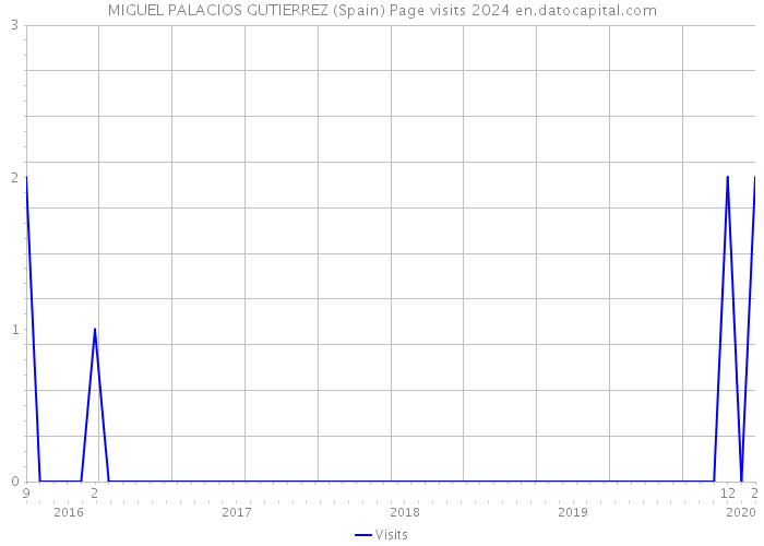 MIGUEL PALACIOS GUTIERREZ (Spain) Page visits 2024 