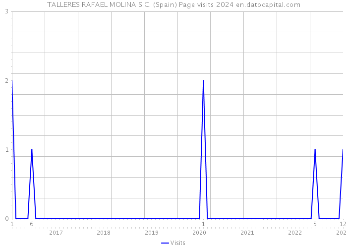 TALLERES RAFAEL MOLINA S.C. (Spain) Page visits 2024 