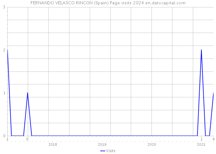 FERNANDO VELASCO RINCON (Spain) Page visits 2024 