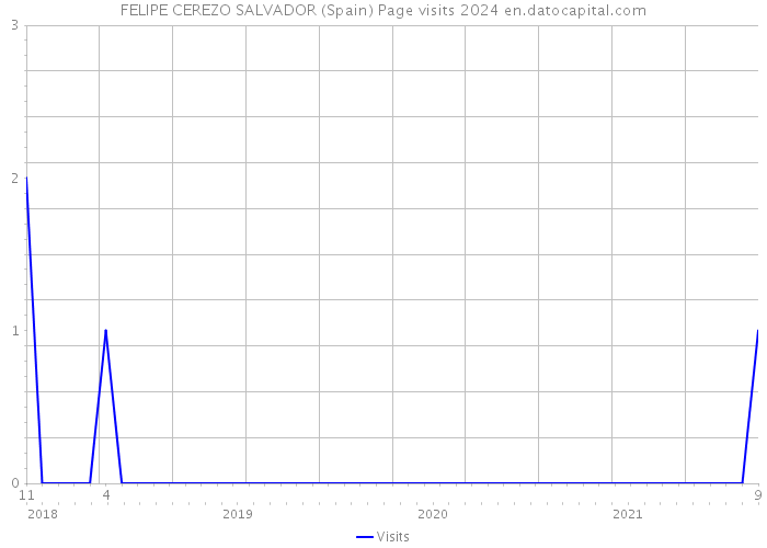 FELIPE CEREZO SALVADOR (Spain) Page visits 2024 