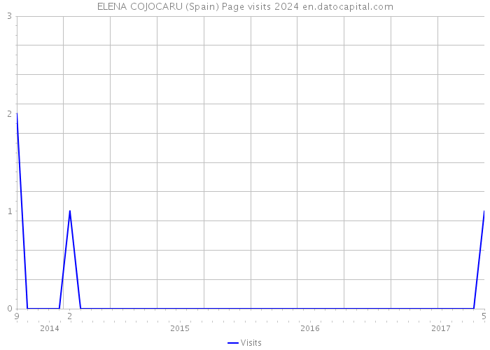 ELENA COJOCARU (Spain) Page visits 2024 