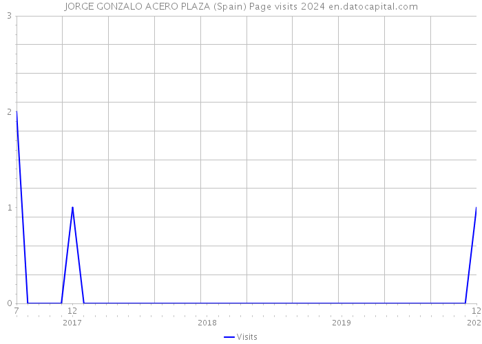 JORGE GONZALO ACERO PLAZA (Spain) Page visits 2024 