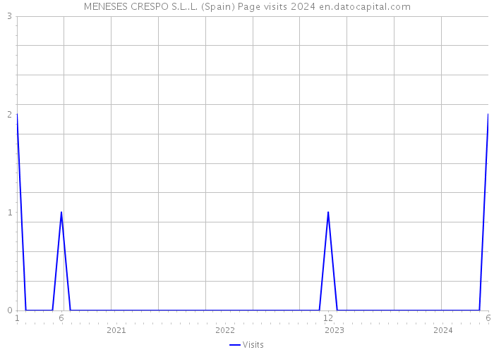 MENESES CRESPO S.L..L. (Spain) Page visits 2024 