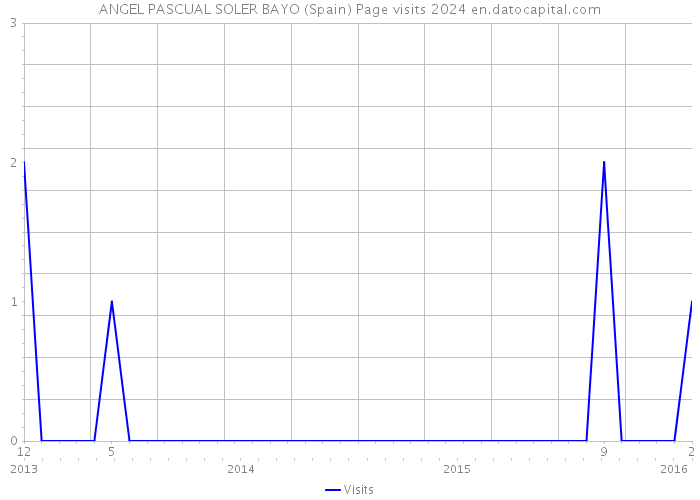 ANGEL PASCUAL SOLER BAYO (Spain) Page visits 2024 