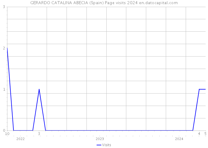 GERARDO CATALINA ABECIA (Spain) Page visits 2024 