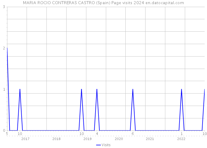 MARIA ROCIO CONTRERAS CASTRO (Spain) Page visits 2024 