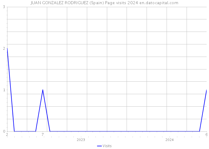 JUAN GONZALEZ RODRIGUEZ (Spain) Page visits 2024 