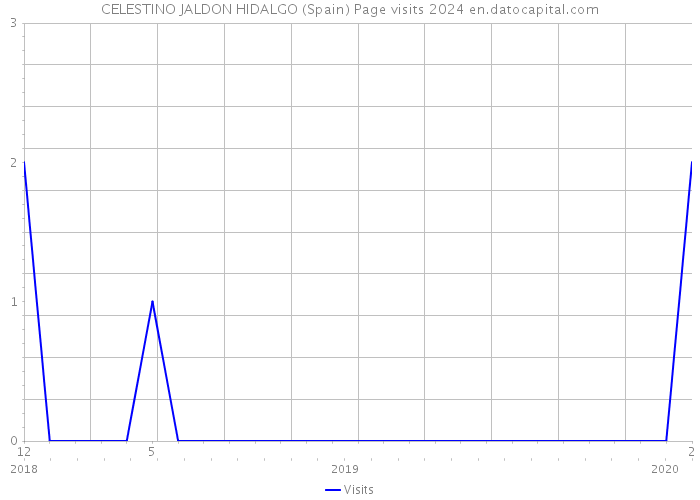 CELESTINO JALDON HIDALGO (Spain) Page visits 2024 