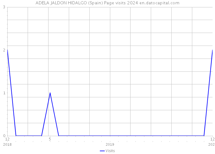 ADELA JALDON HIDALGO (Spain) Page visits 2024 