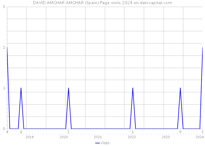 DAVID AMGHAR AMGHAR (Spain) Page visits 2024 