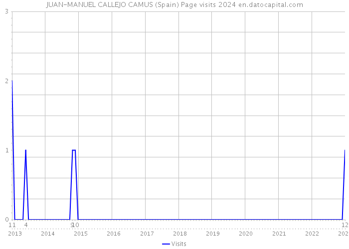 JUAN-MANUEL CALLEJO CAMUS (Spain) Page visits 2024 