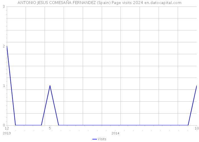 ANTONIO JESUS COMESAÑA FERNANDEZ (Spain) Page visits 2024 