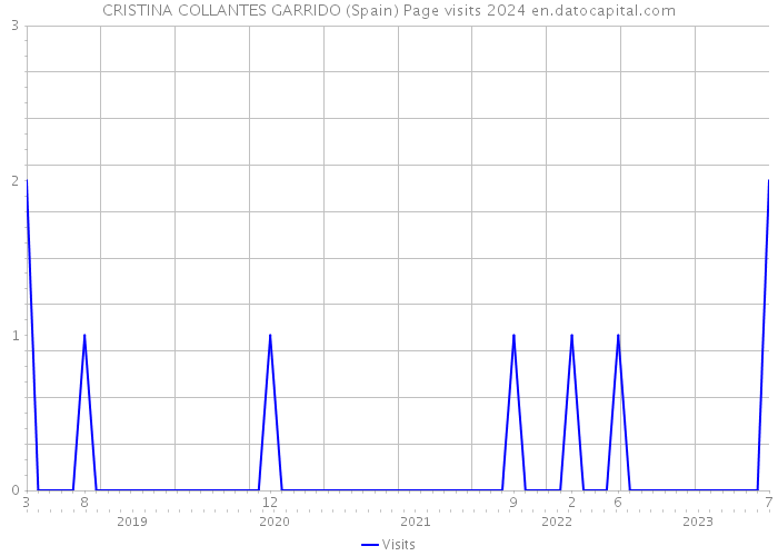 CRISTINA COLLANTES GARRIDO (Spain) Page visits 2024 