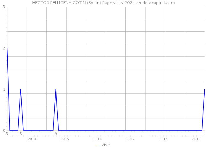 HECTOR PELLICENA COTIN (Spain) Page visits 2024 