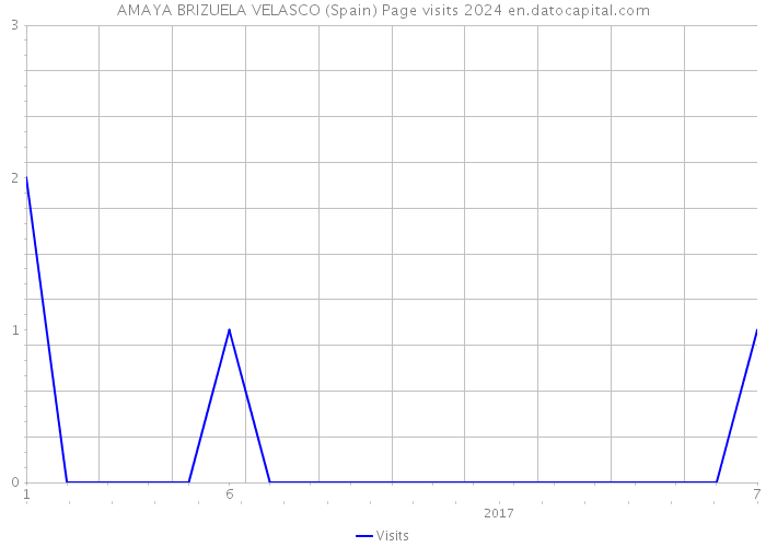 AMAYA BRIZUELA VELASCO (Spain) Page visits 2024 