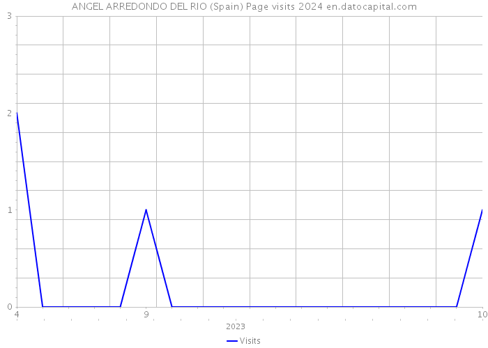 ANGEL ARREDONDO DEL RIO (Spain) Page visits 2024 