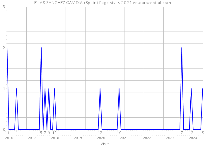 ELIAS SANCHEZ GAVIDIA (Spain) Page visits 2024 