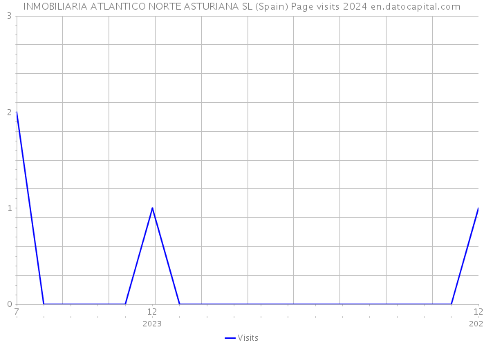 INMOBILIARIA ATLANTICO NORTE ASTURIANA SL (Spain) Page visits 2024 