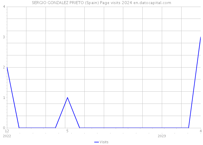 SERGIO GONZALEZ PRIETO (Spain) Page visits 2024 