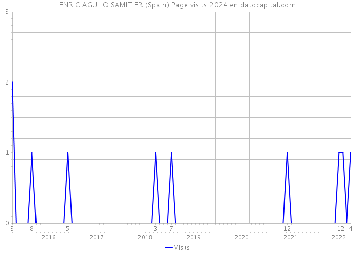 ENRIC AGUILO SAMITIER (Spain) Page visits 2024 
