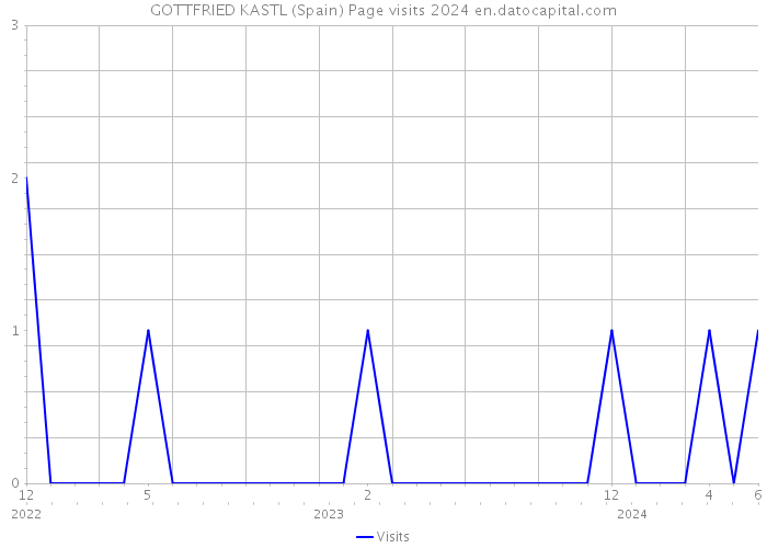 GOTTFRIED KASTL (Spain) Page visits 2024 