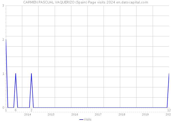 CARMEN PASCUAL VAQUERIZO (Spain) Page visits 2024 