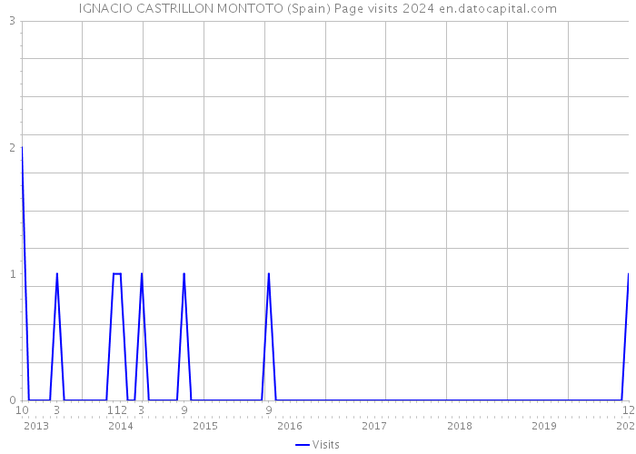 IGNACIO CASTRILLON MONTOTO (Spain) Page visits 2024 