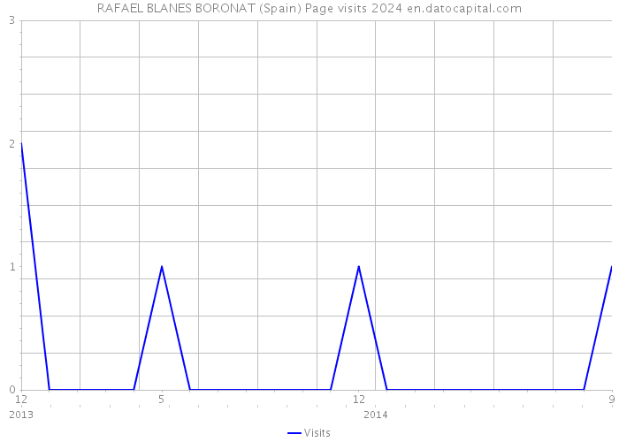 RAFAEL BLANES BORONAT (Spain) Page visits 2024 