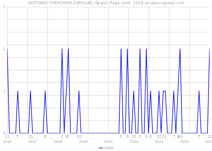 ANTONIO CHINCHON ZURIGUEL (Spain) Page visits 2024 