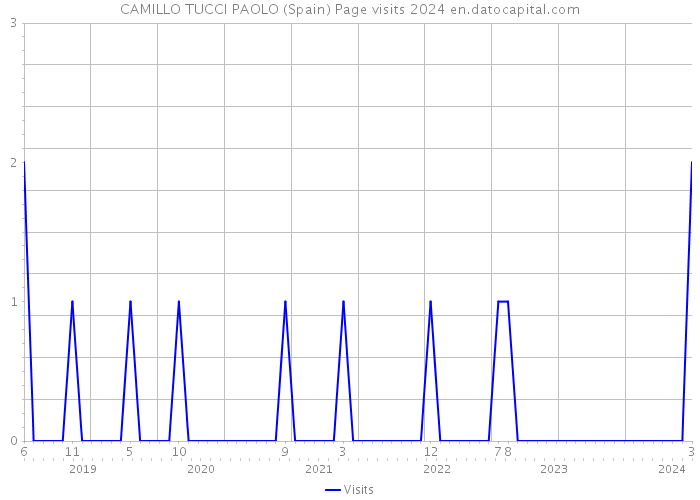 CAMILLO TUCCI PAOLO (Spain) Page visits 2024 