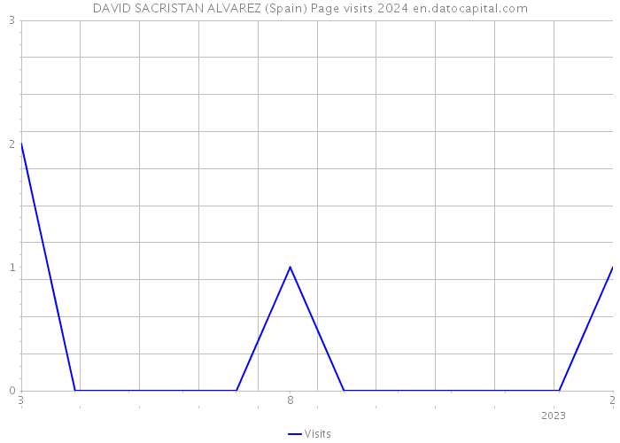 DAVID SACRISTAN ALVAREZ (Spain) Page visits 2024 