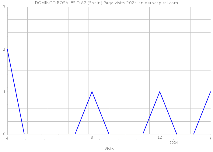 DOMINGO ROSALES DIAZ (Spain) Page visits 2024 