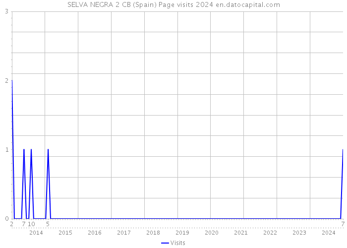 SELVA NEGRA 2 CB (Spain) Page visits 2024 