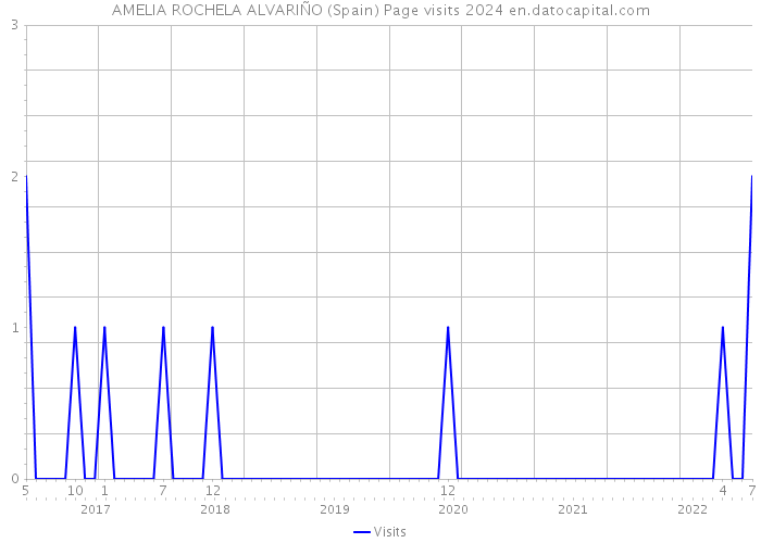 AMELIA ROCHELA ALVARIÑO (Spain) Page visits 2024 