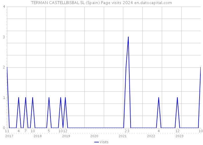 TERMAN CASTELLBISBAL SL (Spain) Page visits 2024 