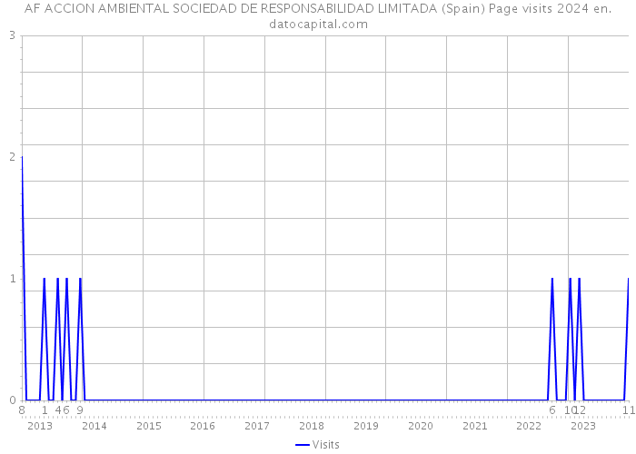 AF ACCION AMBIENTAL SOCIEDAD DE RESPONSABILIDAD LIMITADA (Spain) Page visits 2024 